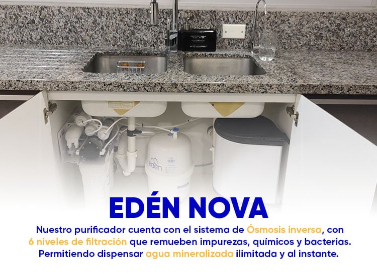 Purificador de agua Ósmosis Inversa 5 Etapas Edén Nova 5 - 2
