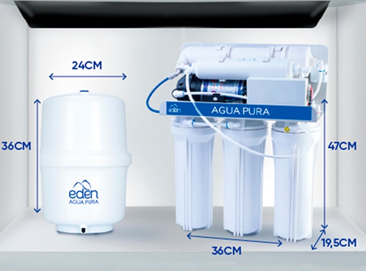 Purificador de agua Ósmosis Inversa 5 Etapas Edén Nova 5 - 3
