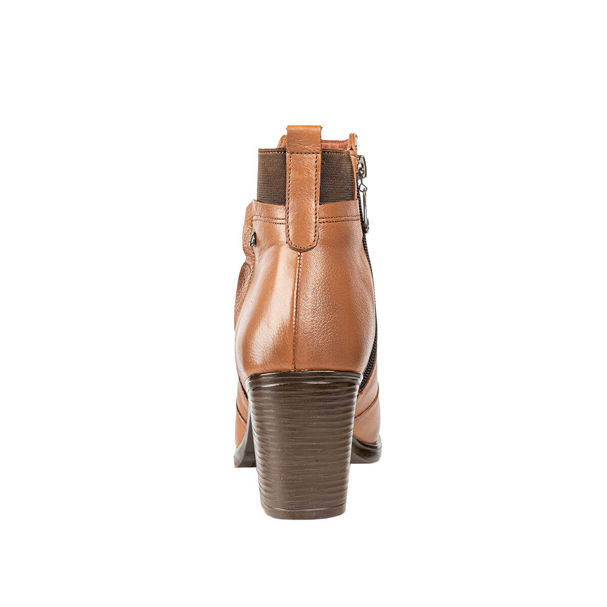 Ripley - BOTINES MUJER JAGUAR CUERO MARRÓN TACO BT-143