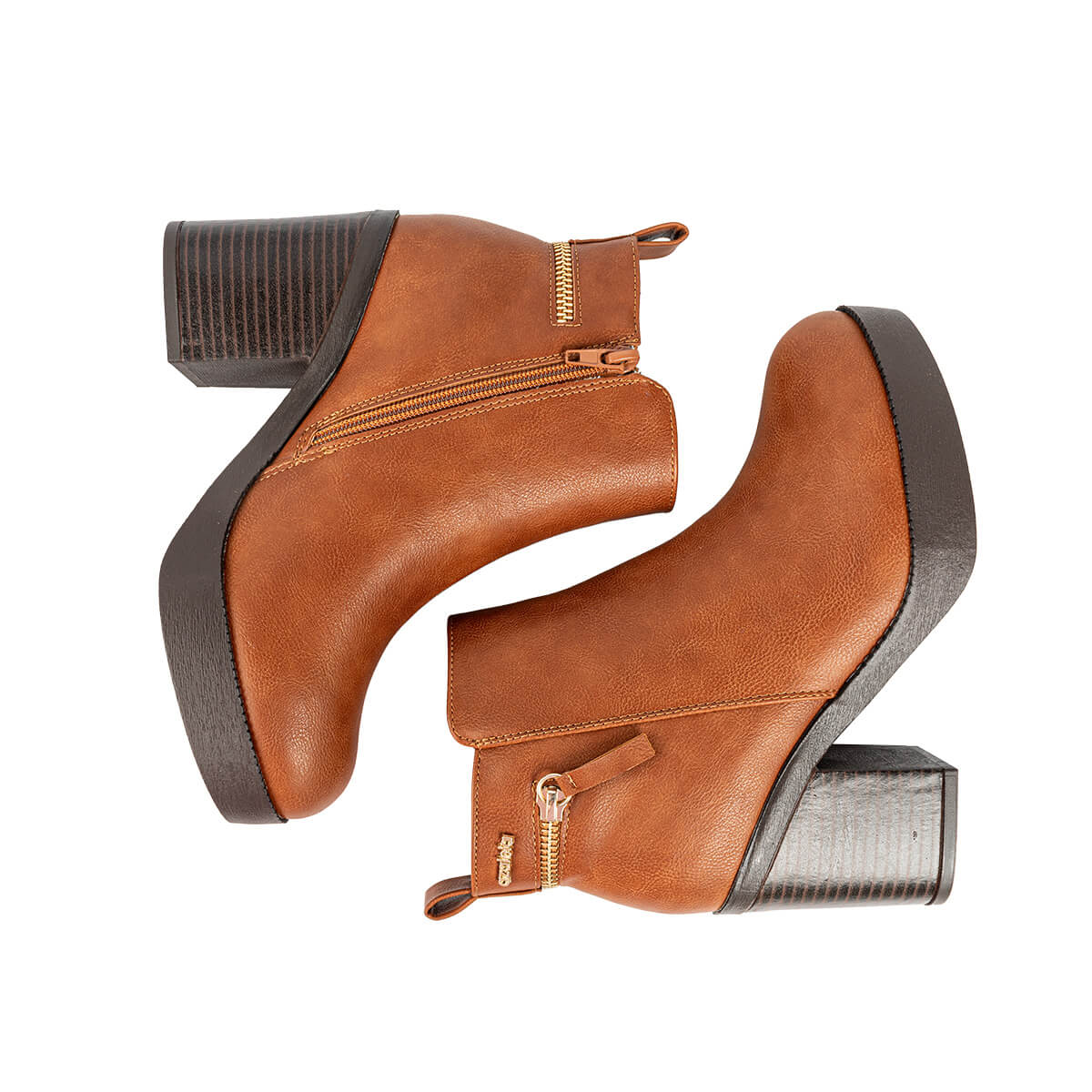 Botines para mujer Fluchos F1358 Cuero - Color - Marrón, Talla - 37