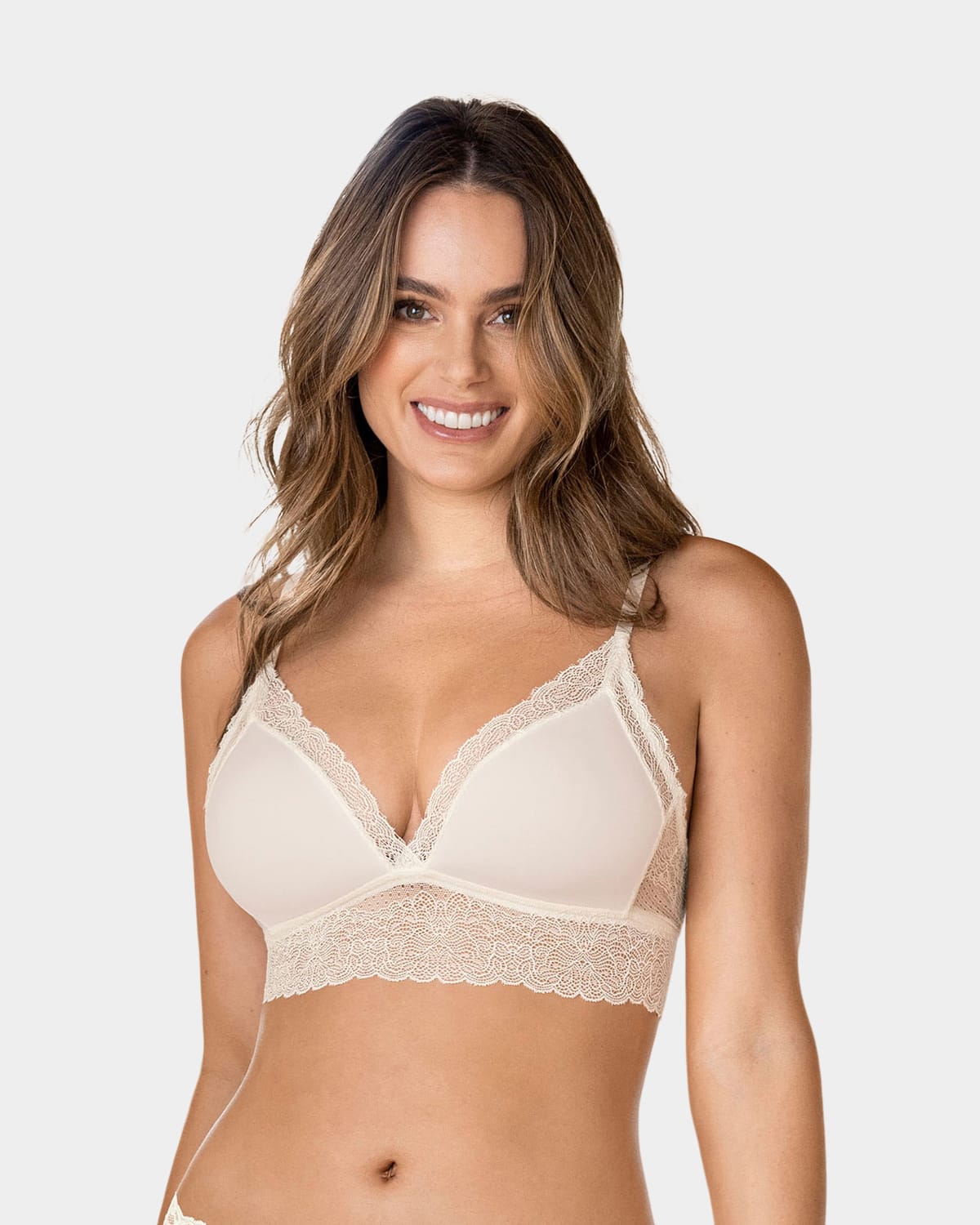 BRALETTE EN ENCAJE SEXY Y NATURAL - 1