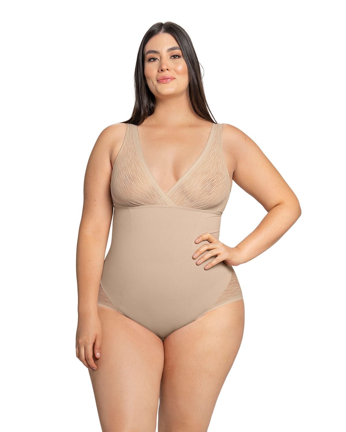 FAJA TIPO BODY CON BRALETTE INCORPORADO CONTROL DE ABDOMEN - 1