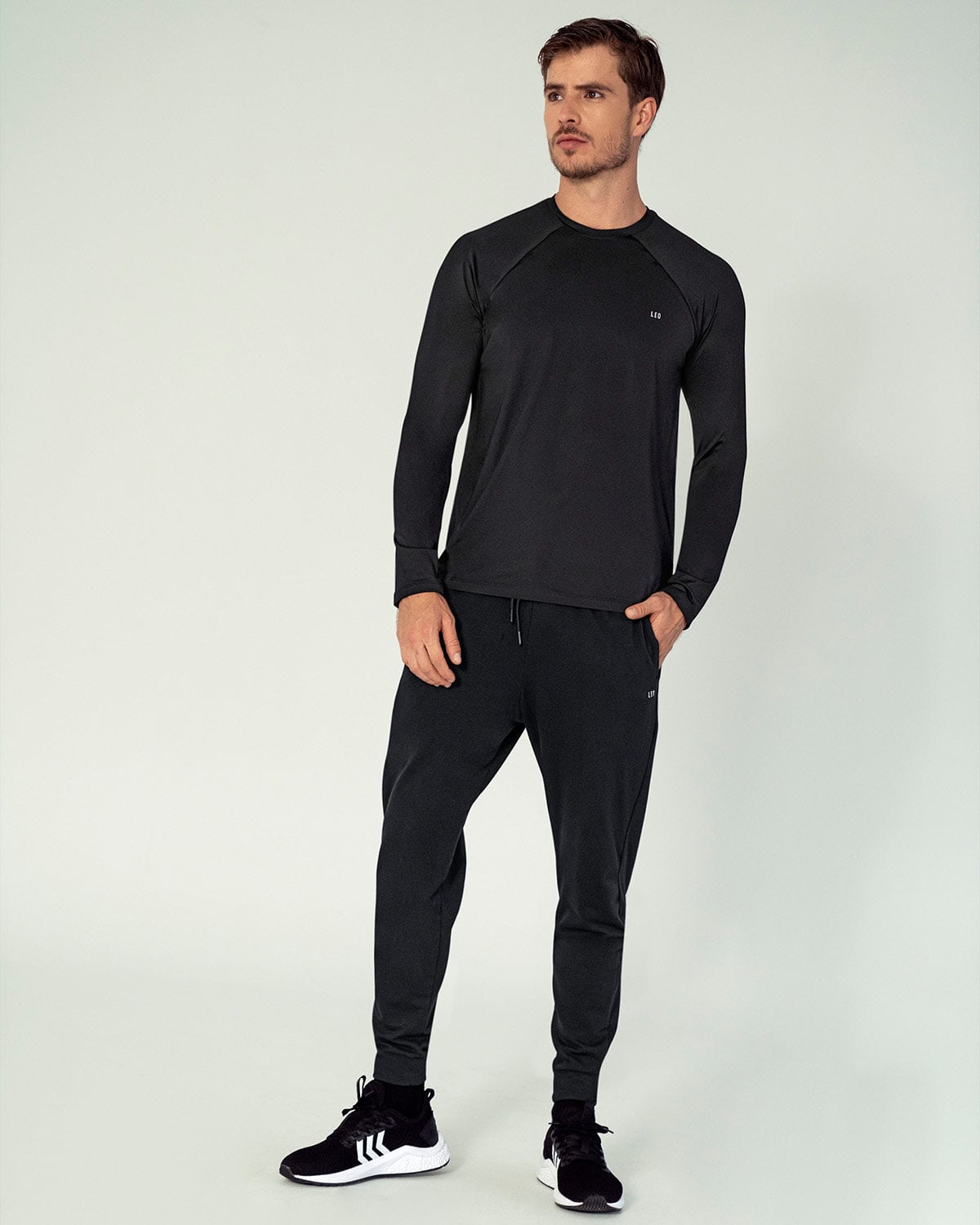CAMISETA DEPORTIVA MASCULINA MANGA LARGA CON PROTECCIÓN UV - 3