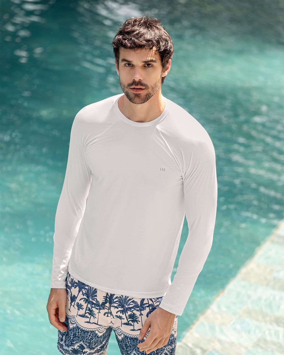 CAMISETA DEPORTIVA MASCULINA MANGA LARGA CON PROTECCIÓN UV - 6