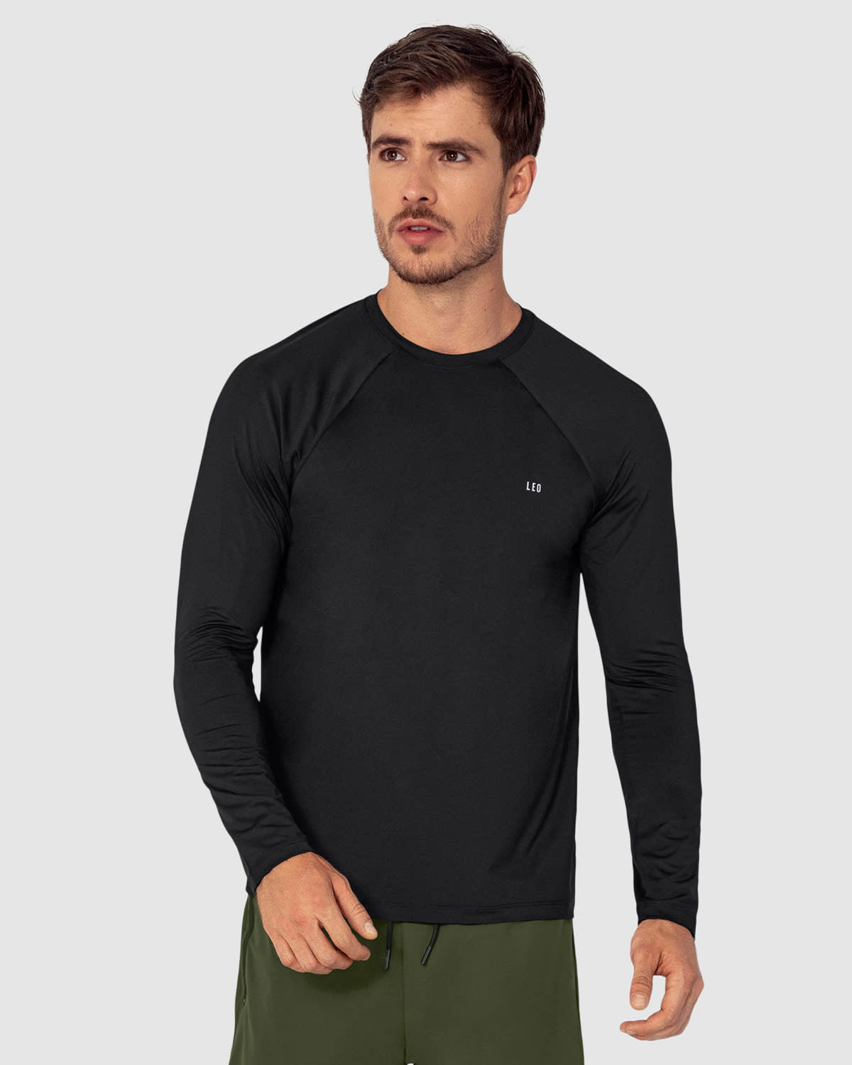 CAMISETA DEPORTIVA MASCULINA MANGA LARGA CON PROTECCIÓN UV - 7