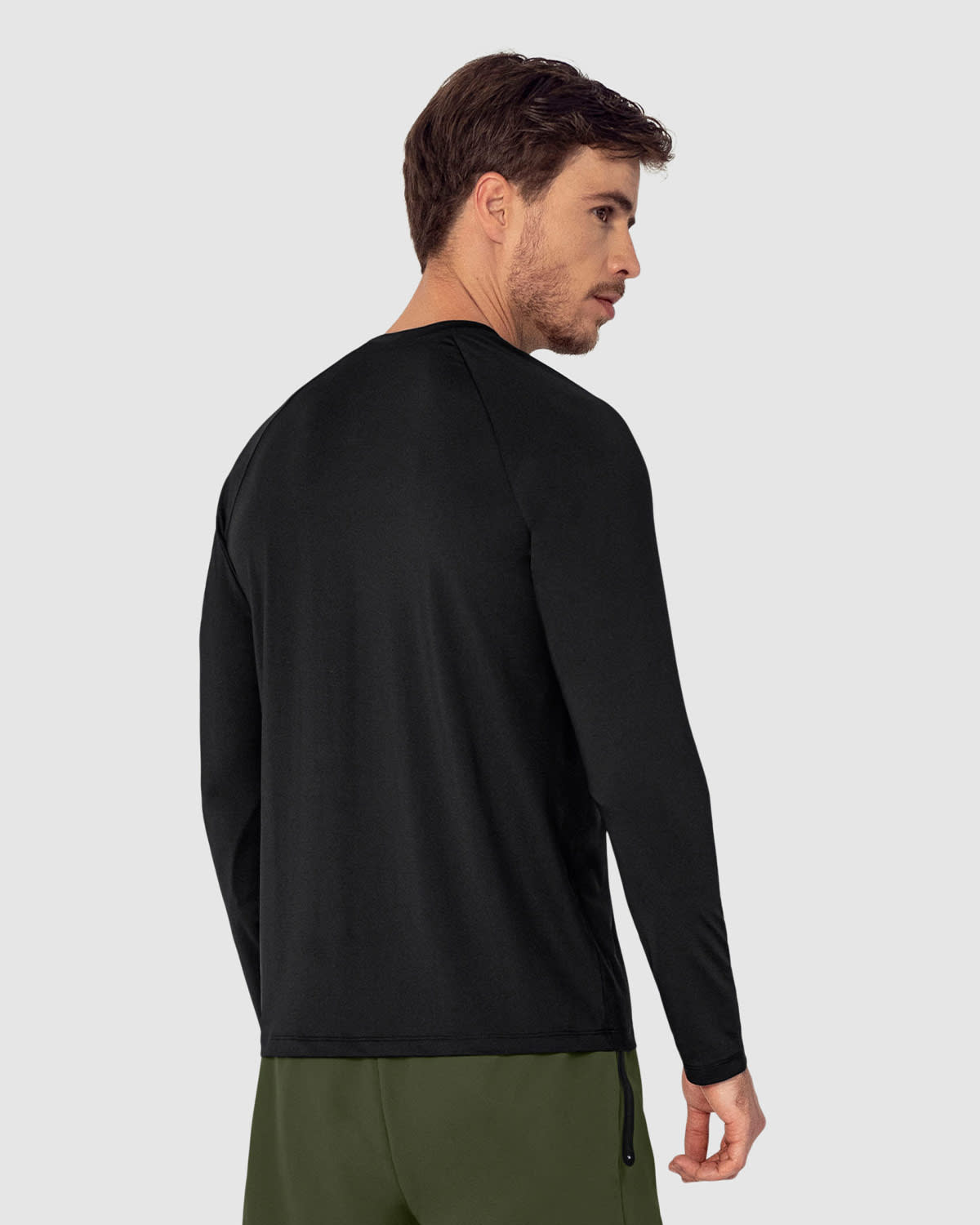 CAMISETA DEPORTIVA MASCULINA MANGA LARGA CON PROTECCIÓN UV - 8