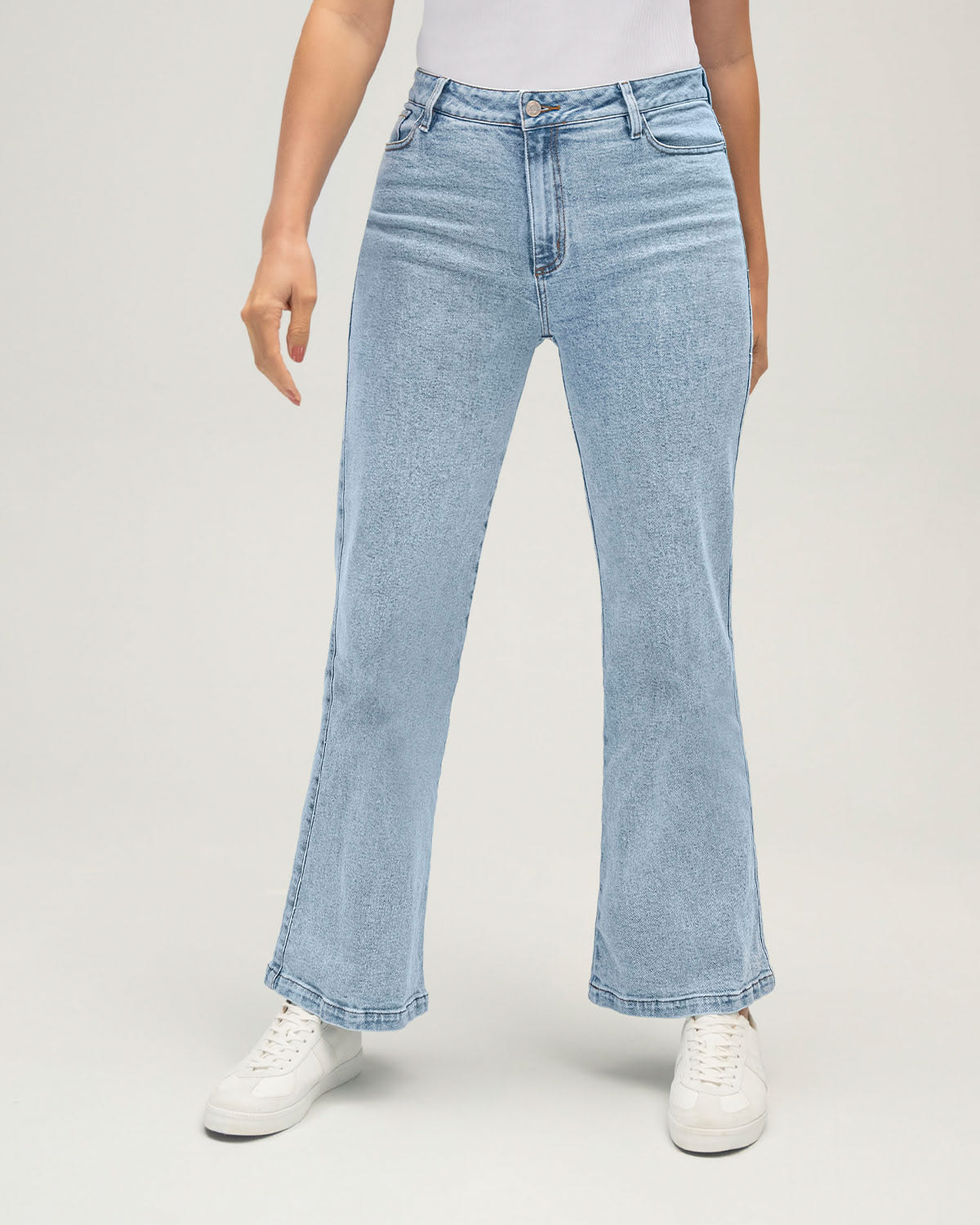JEAN BOTA ANCHA ESENCIAL PARA MUJER - 1