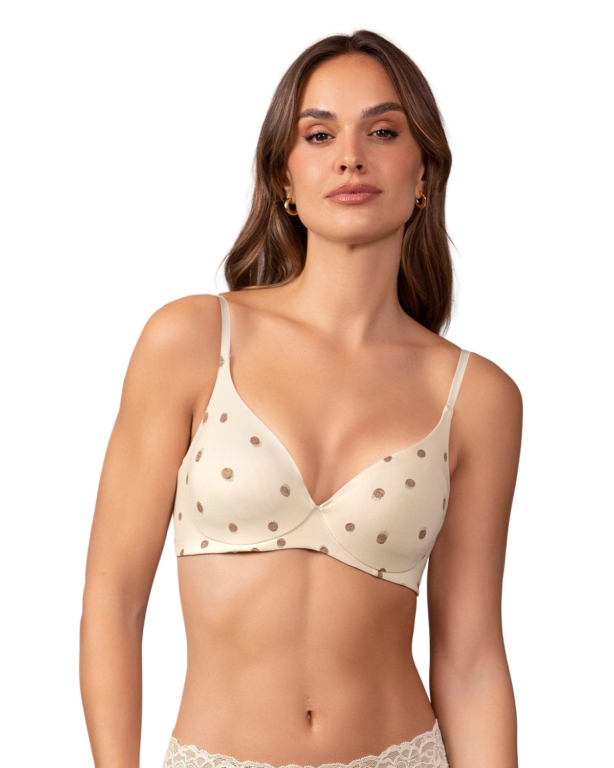 BRASIER ULTRALIGERO Y SUAVE CON COPAS EN DOBLE CAPA DE TELA - 1
