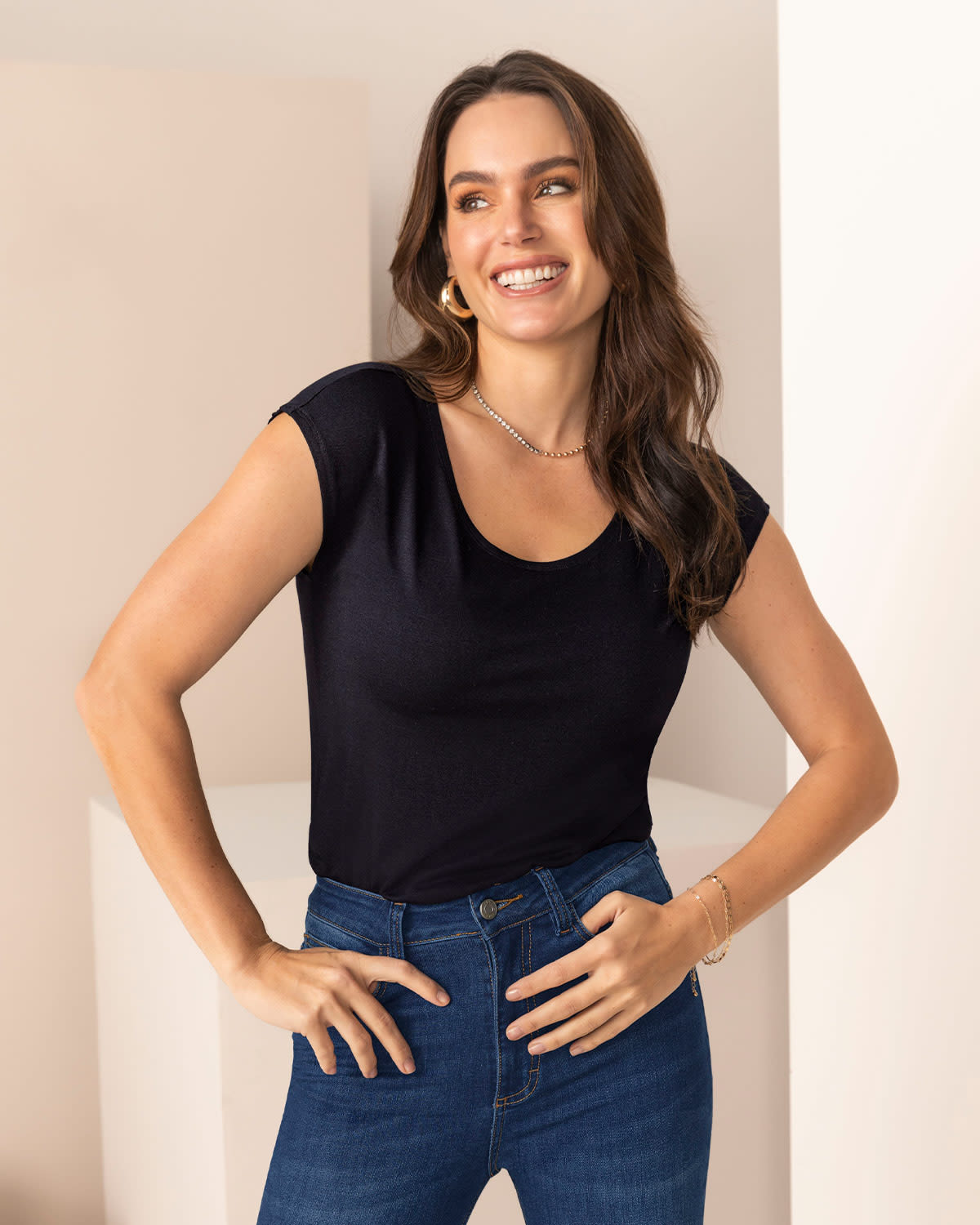 CAMISETA MANGA CORTA ESTAMPADA SILUETA SEMIAJUSTADA PARA MUJER - 1