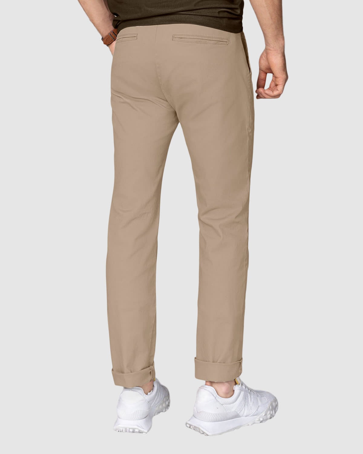 PANTALÓN BOTA RECTA EN DRILL DE TACTO SUAVE STRETCH - 2