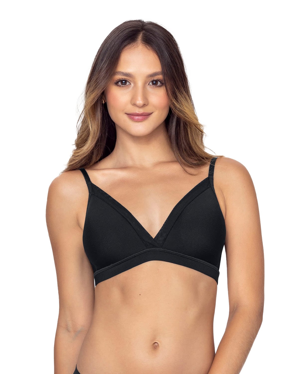 BRASIER SIN ARCO PURA COMODIDAD CON DETALLES EN TUL - 1