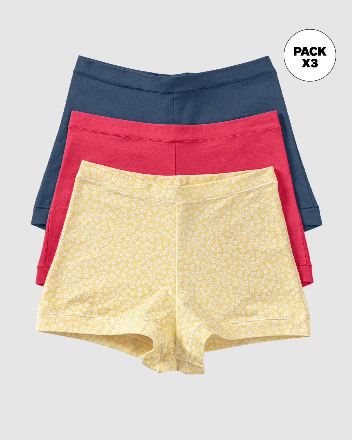 PAQUETE X 3 BOXERS CON EXCELENTE CUBRIMIENTO DE COLA ABDOMEN - 4