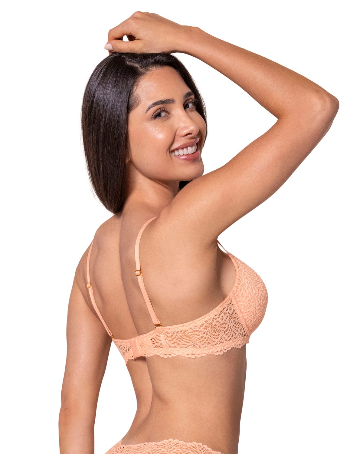 BRASIER DE REALCE SUAVE EN ENCAJE - 2