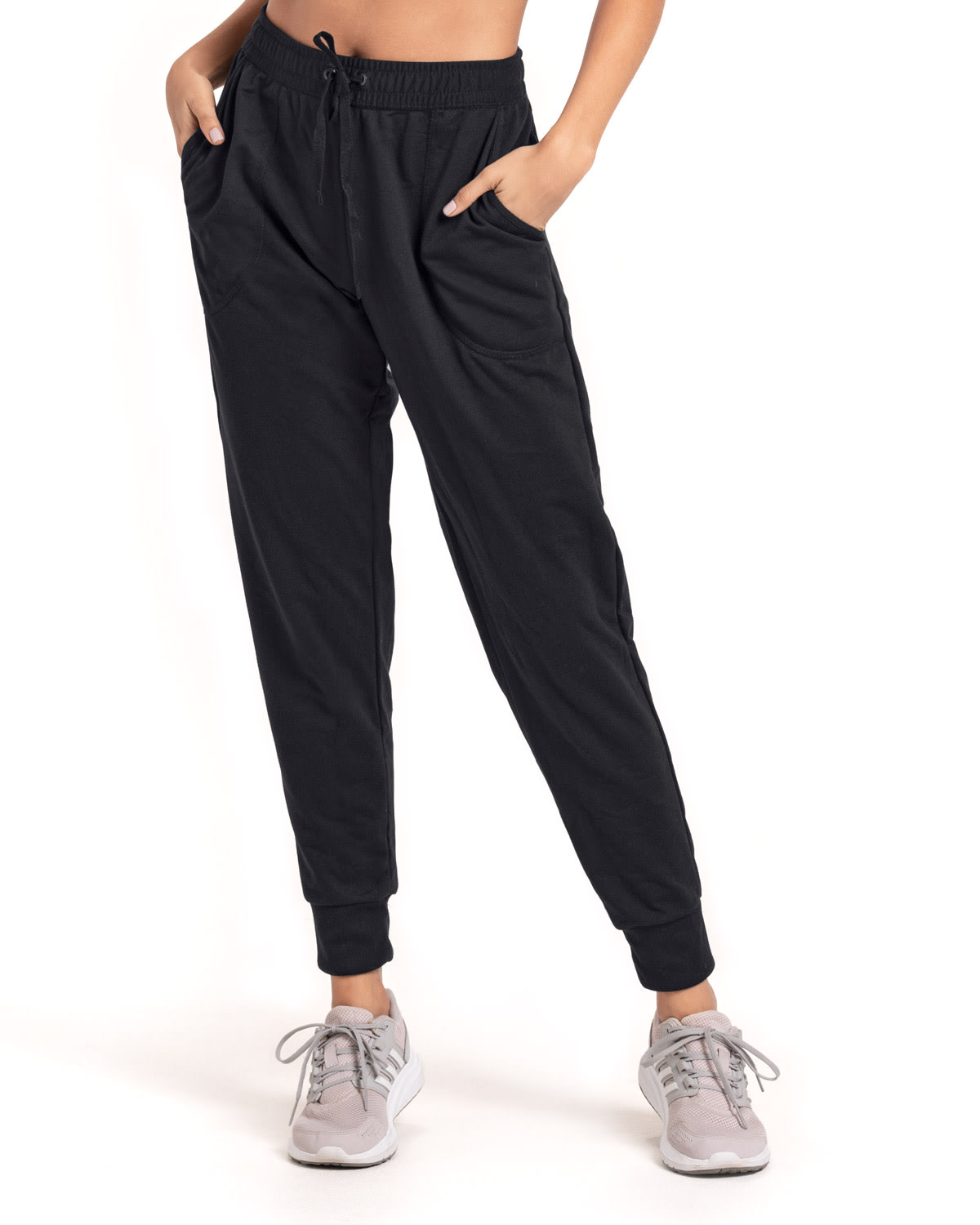 JOGGER DEPORTIVO DE SILUETA AMPLIA CON BOLSILLOS - 1