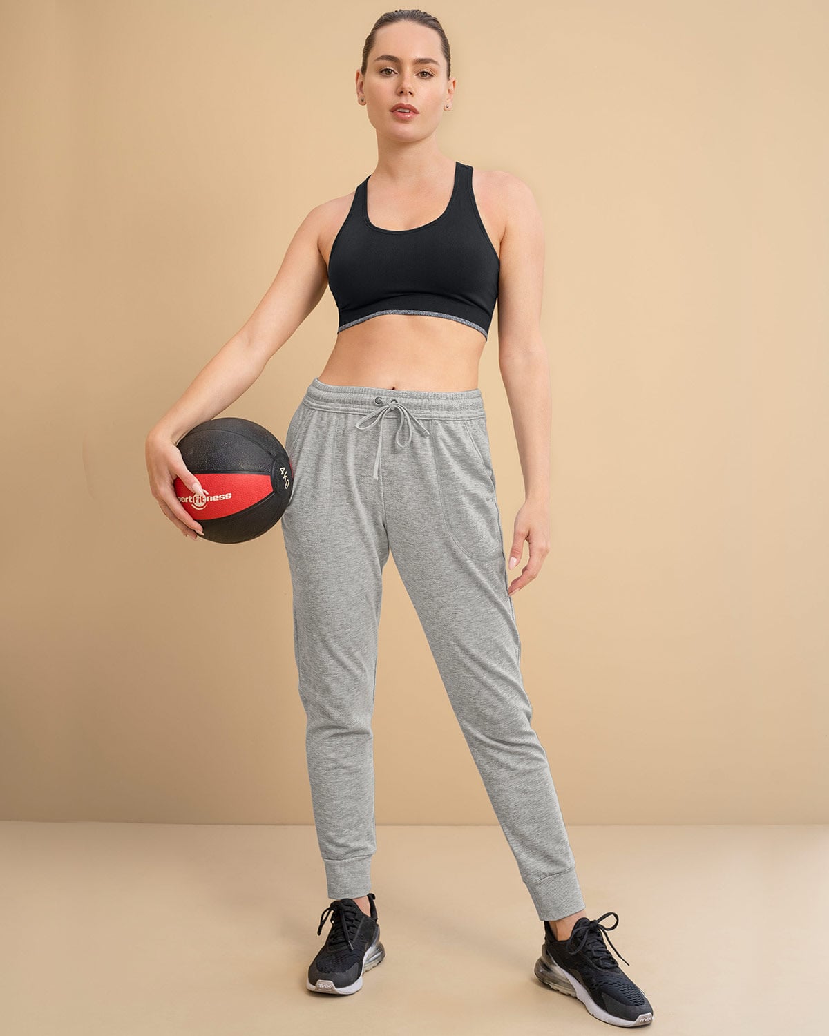 JOGGER DEPORTIVO DE SILUETA AMPLIA CON BOLSILLOS - 4