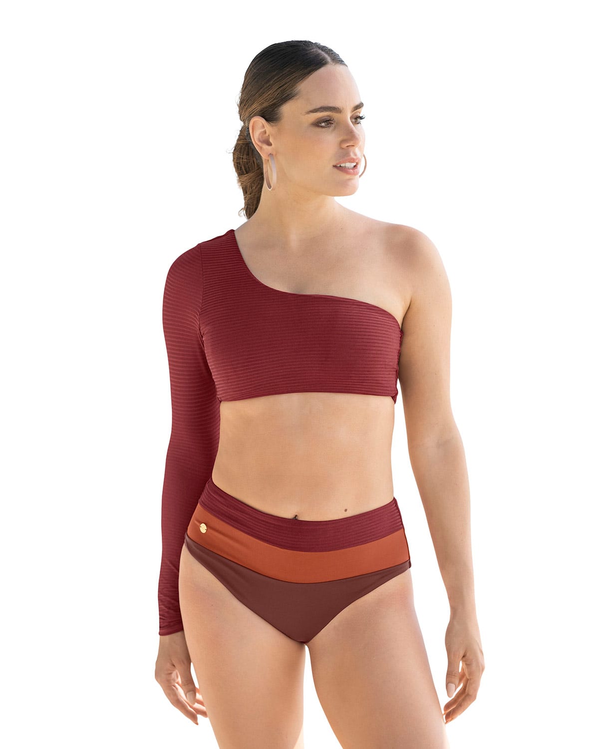 BIKINI ECO AMIGABLE MANGA LARGA CALZÓN DE CONTROL ABDOMEN - 1