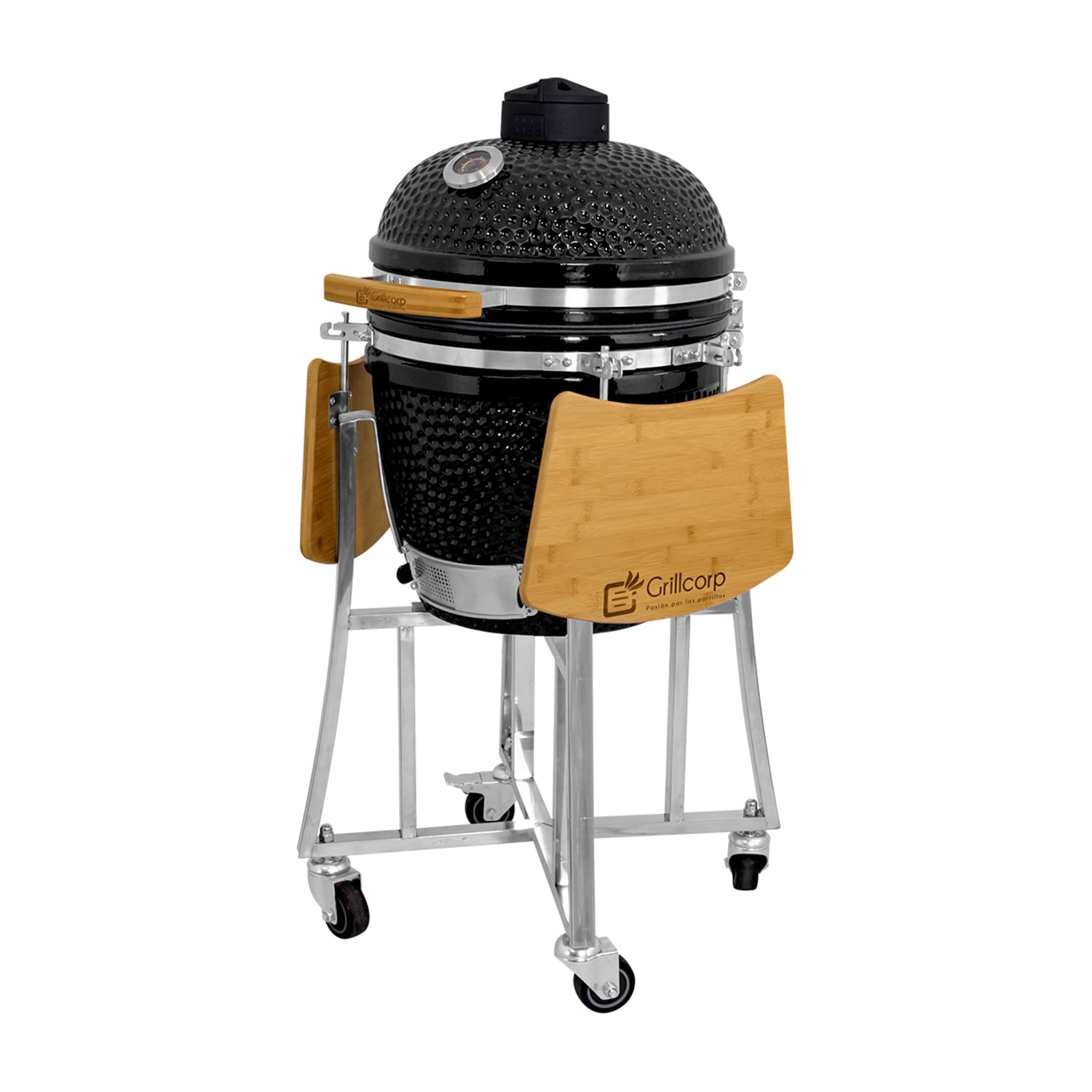 PARRILLA GRILLCORP NEGRO KAMADO 18 18 PULGADAS - 2