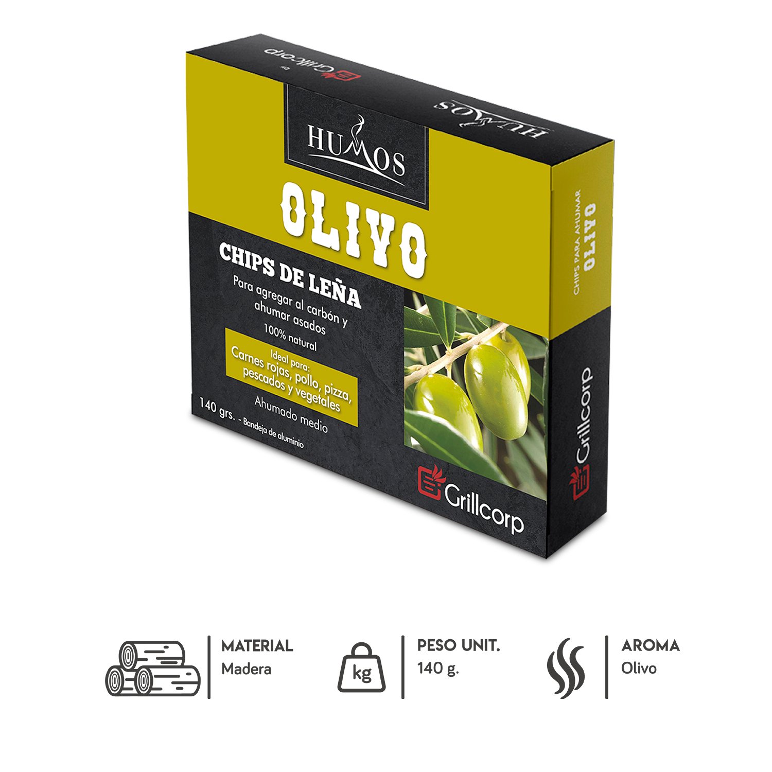 ASTILLAS DE LEÑA OLIVO 140GR - 1