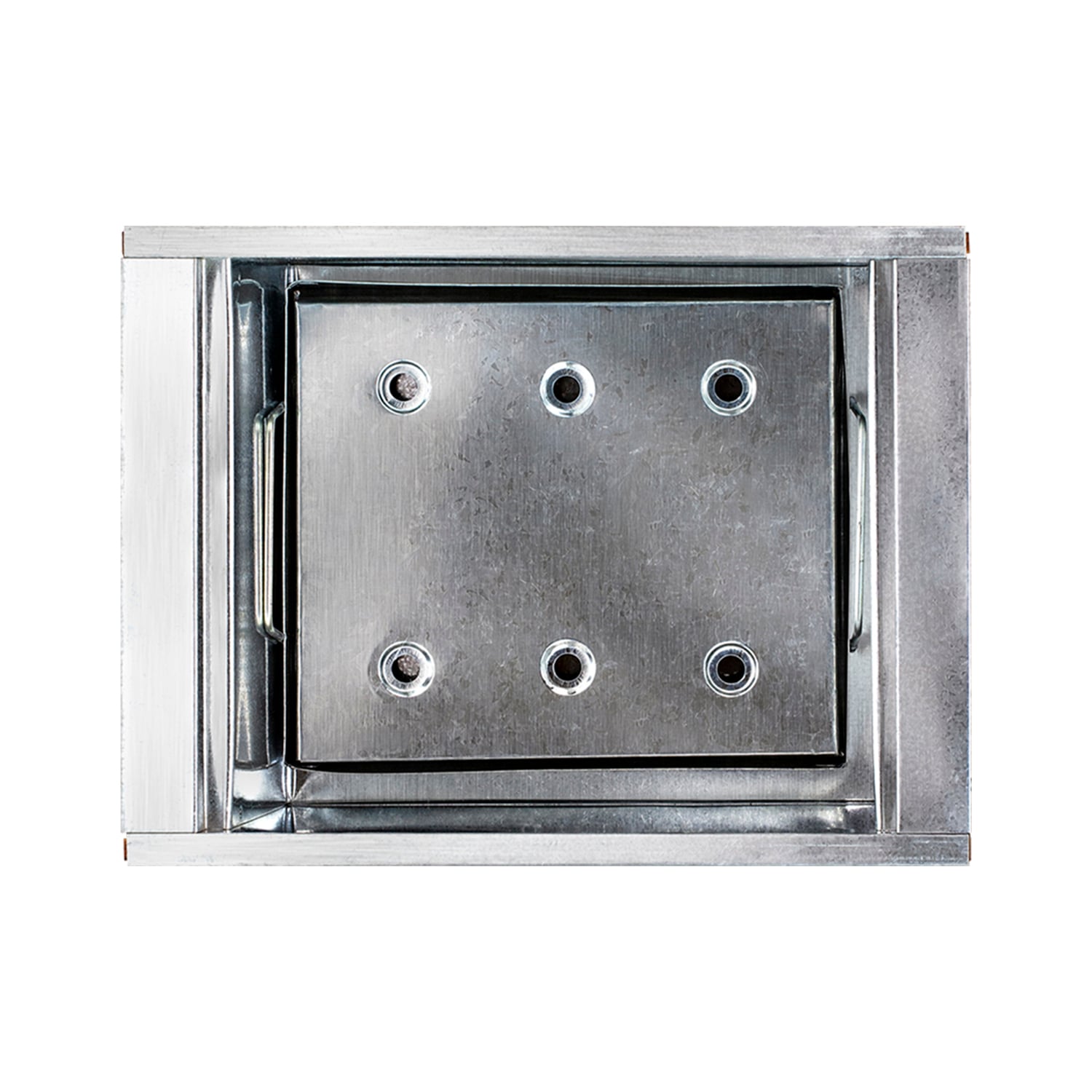 GRILLCORP CAJA CHINA MINI INOXIDABLE BLACK + PARRILLA DE VARILLAS NIQUELADAS 40X30X30 CM - 4