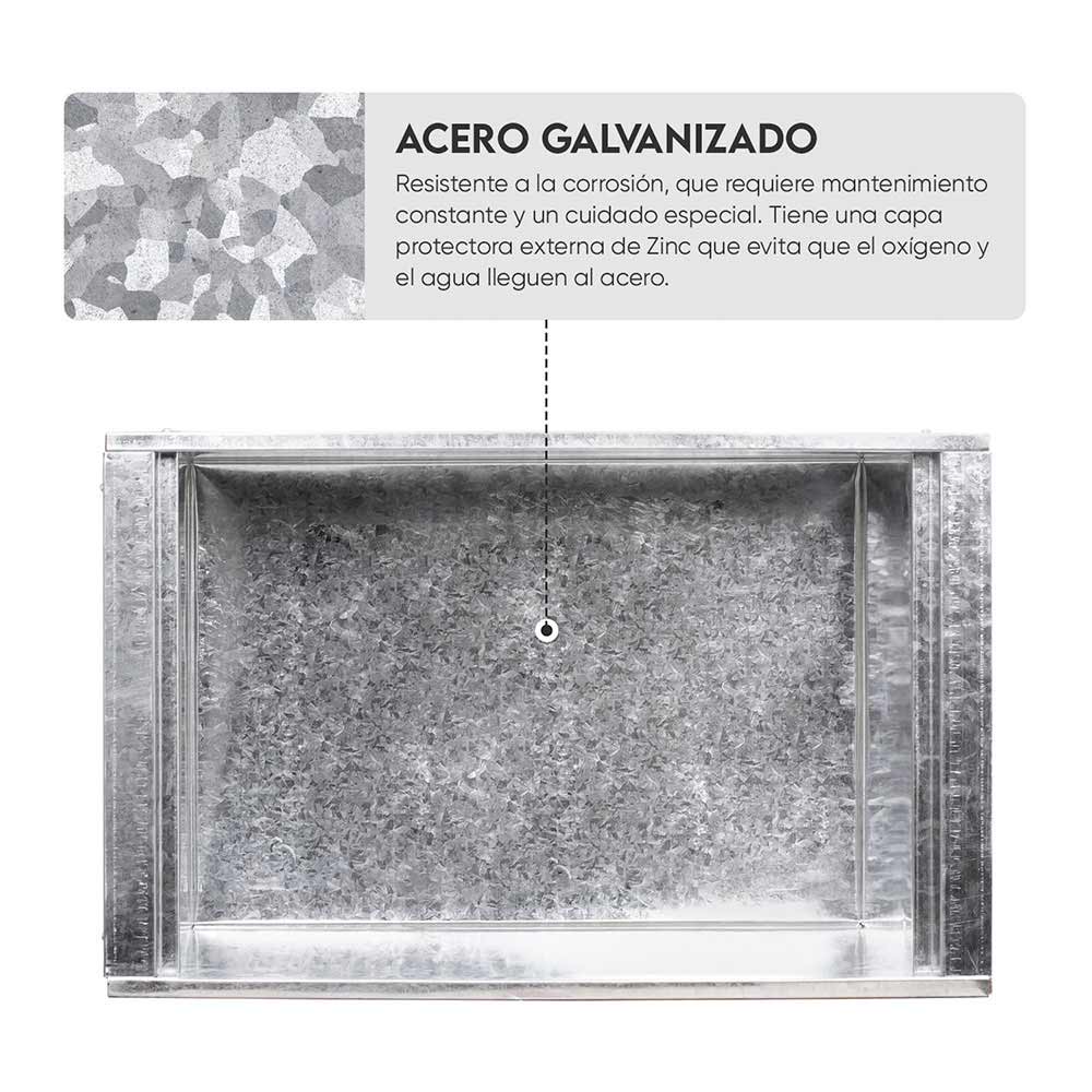 CAJA CHINA GRILLCORP 2014115 CAOBA MEDIANA + PARRILLA VARILLAS INOXIDABLES - 9