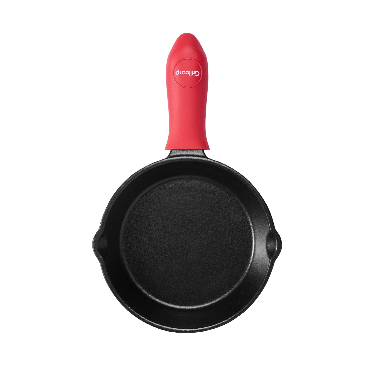 SARTEN GRILLCORP N° 16.5 HF ESMALTADO + TAPA DE VIDRIO + MANGO - 4