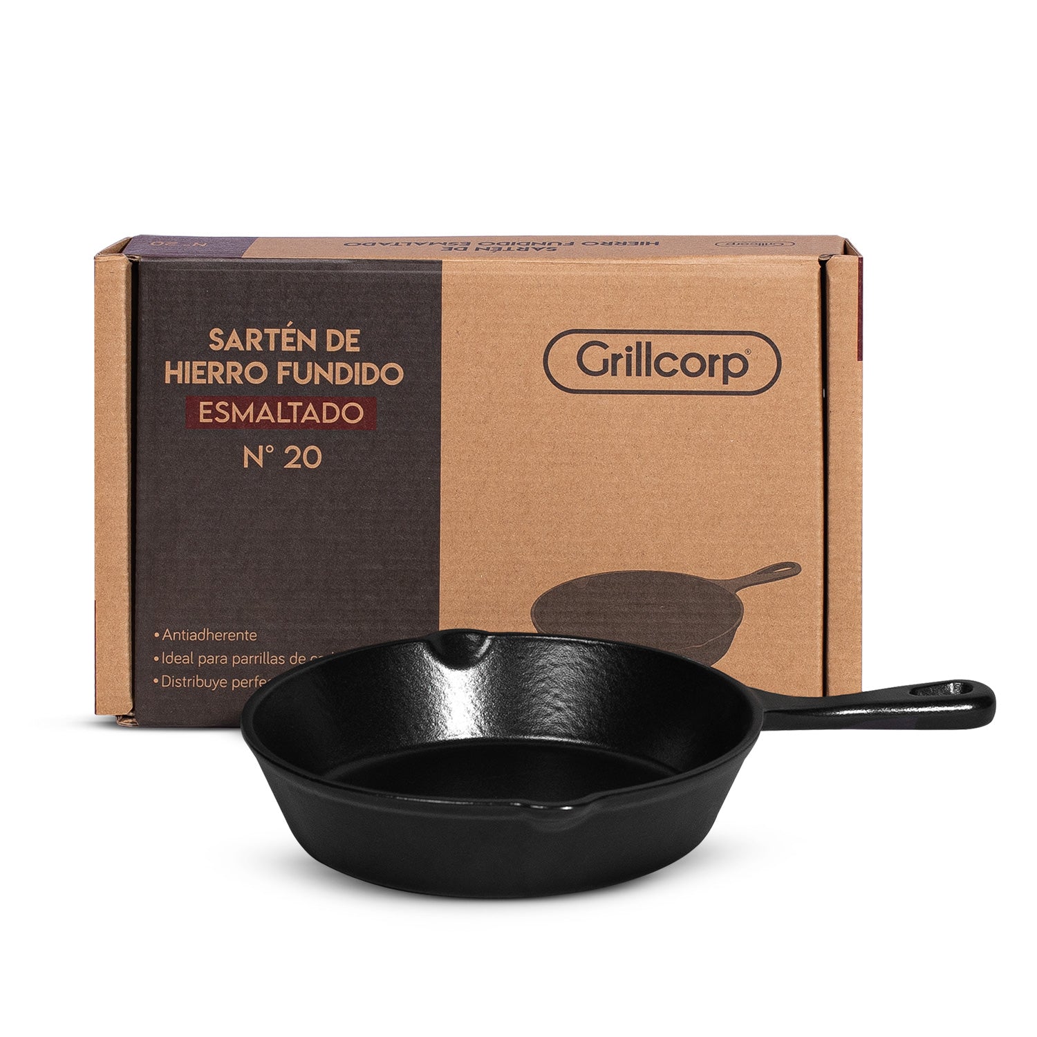 SARTENES GRILLCORP HF ESMALTADO N°20 + N°25 + N°30 - 5