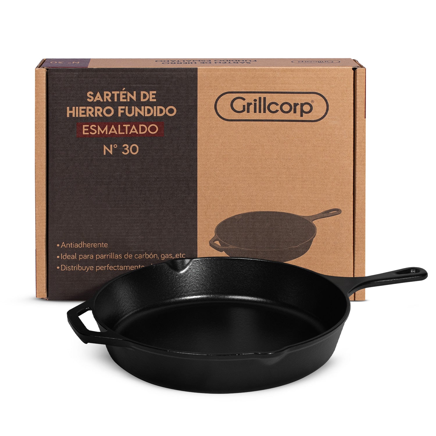 SARTENES GRILLCORP HF ESMALTADO N°20 + N°25 + N°30 - 7