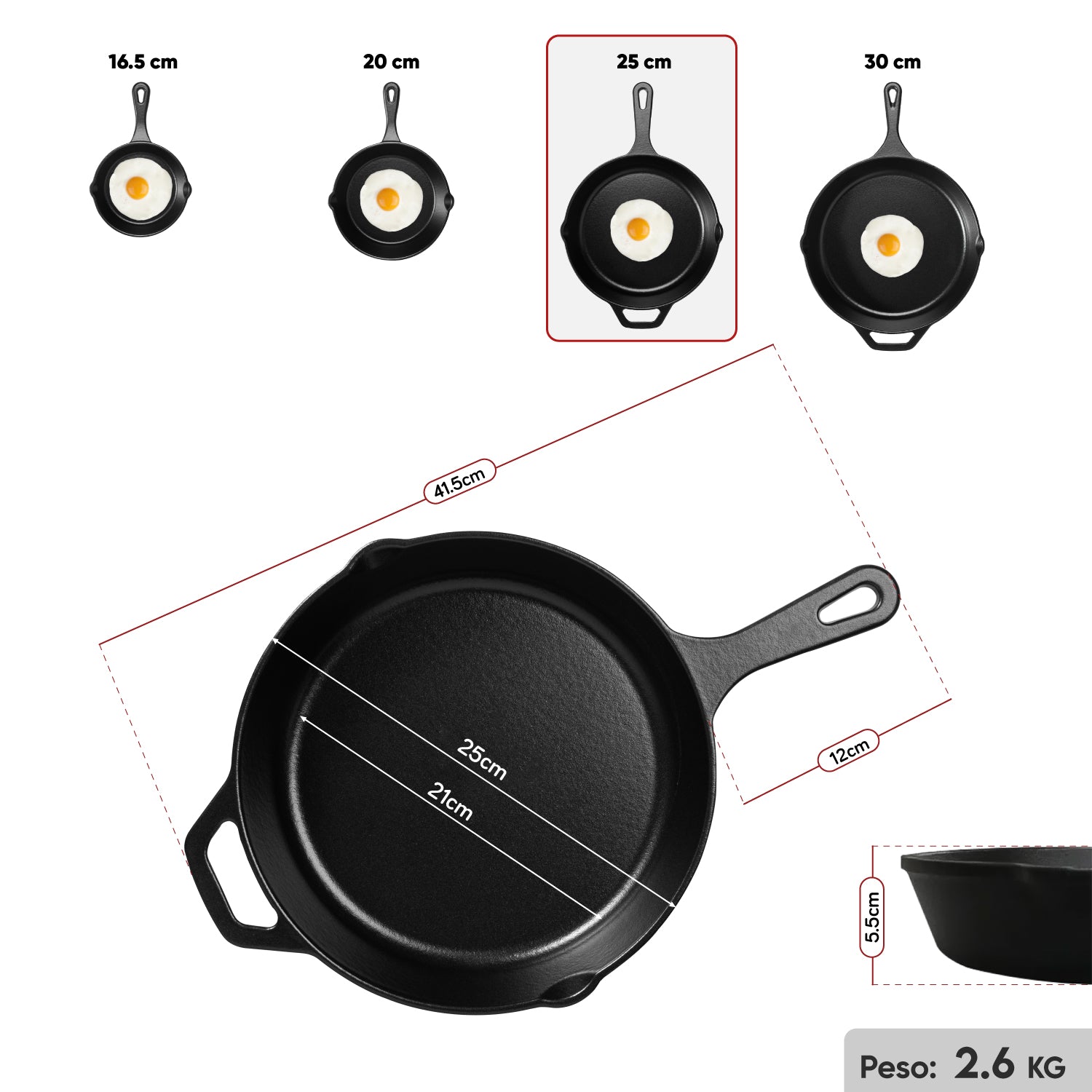 SARTENES GRILLCORP ESMALTADO 25 + 30 - 2