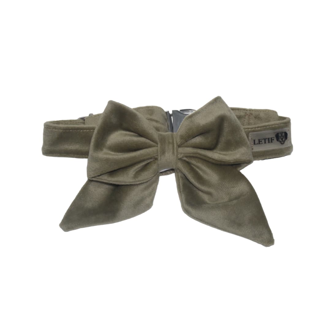 COLLAR FESTIVO VERDE OLIVO - 1