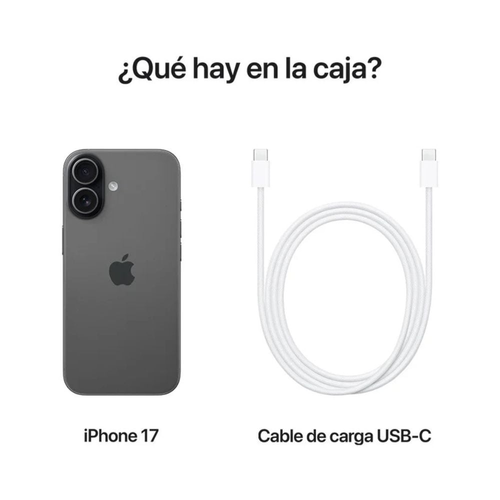 APPLE IPHONE 17 256GB 6.3' BLACK ESIM - 5