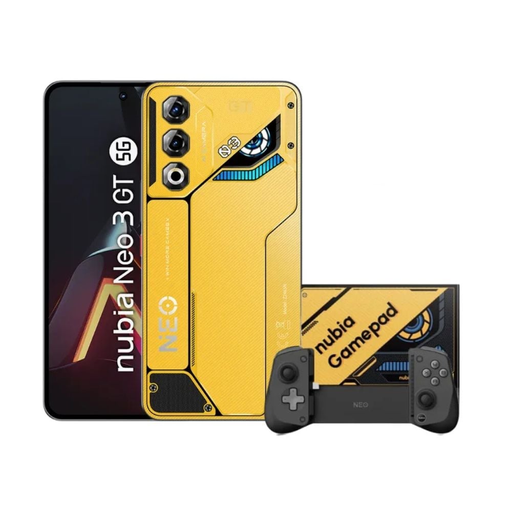 ZTE NUBIA NEO 3 GT 5G 256GB 12+12GB RAM AMARILLO + GAMEPAD - 1