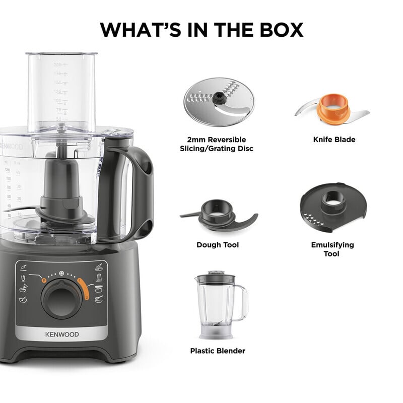 PROCESADOR DE ALIMENTOS KENWOOD MULTIPRO COMPACT FDP31.170GY - 6
