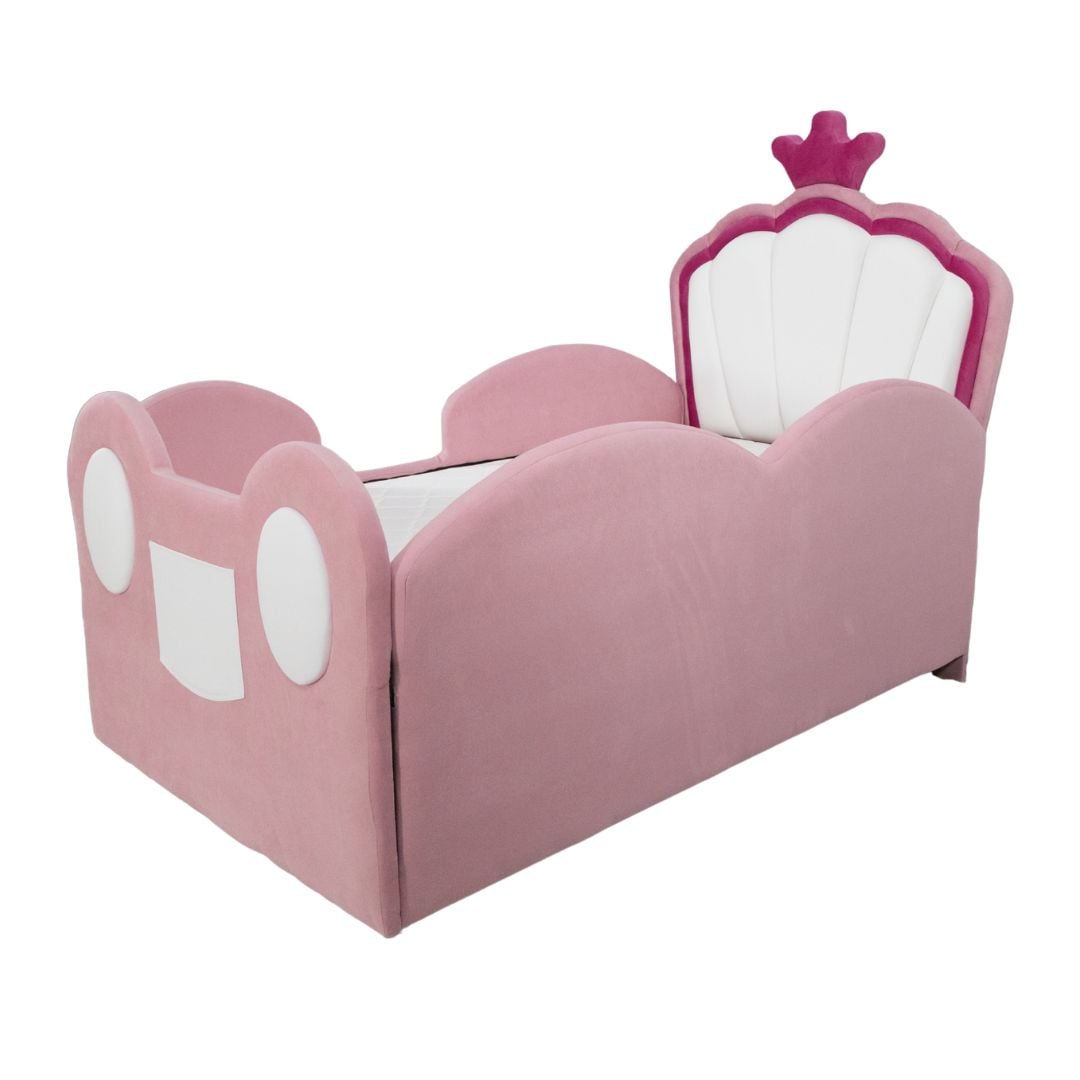 DORMITORIO BABY SOFIA CON BARANDAS Y COLCHÓN 1.5 PLAZAS - 3