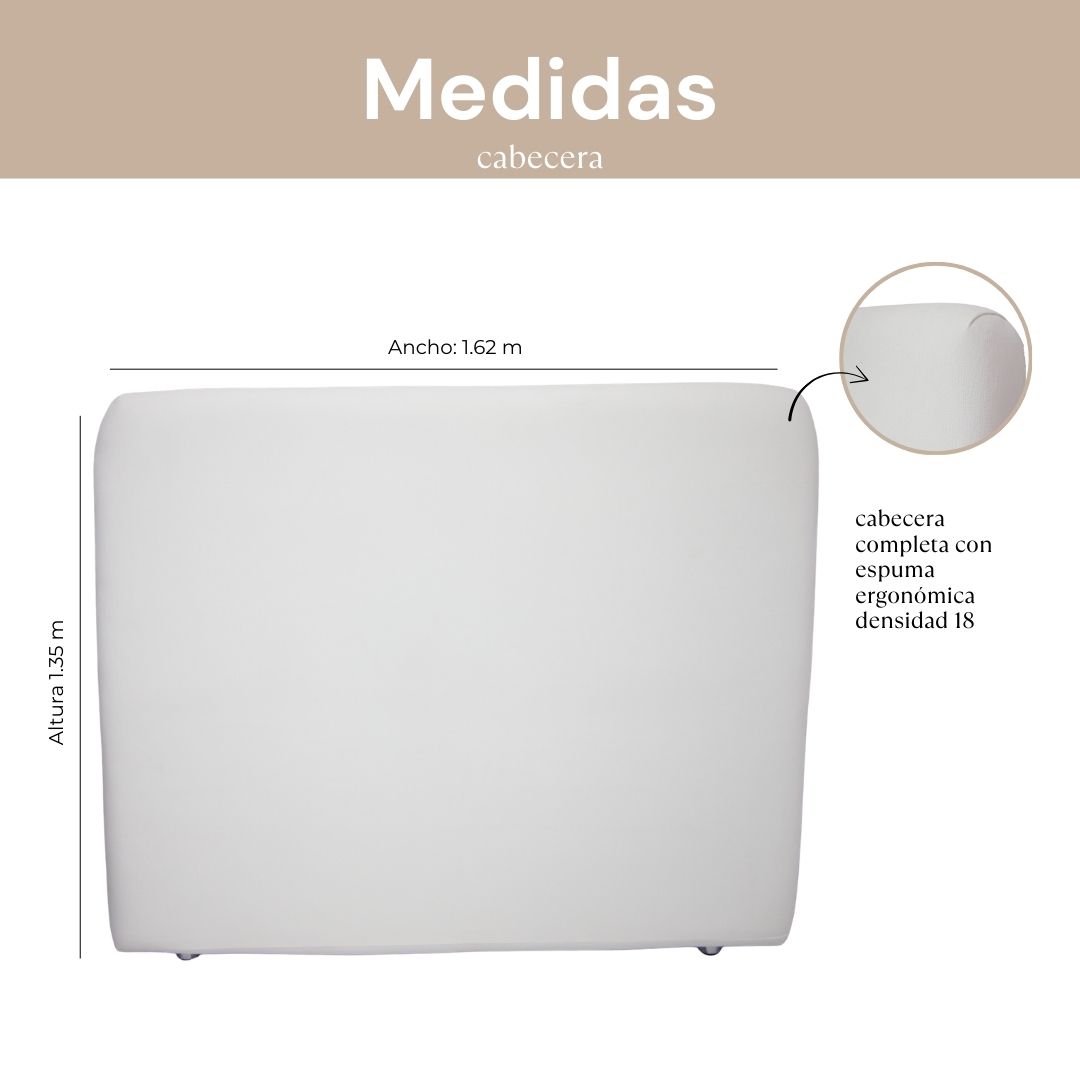 DORMITORIO NUBE CLOUD 2PLZ + COLCHÓN - 10