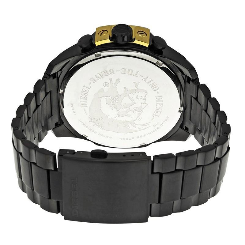 RELOJ DIESEL HOMBRE ANÁLOGO DZ4309 MEGA CHIEF CRONÓGRAFO NEGRO DORADO - 6