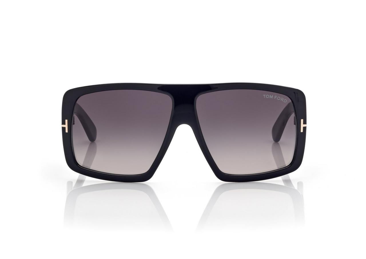 LENTES DE SOL TOM FORD FT1036 RAVEN UNISEX NEGROS - 1