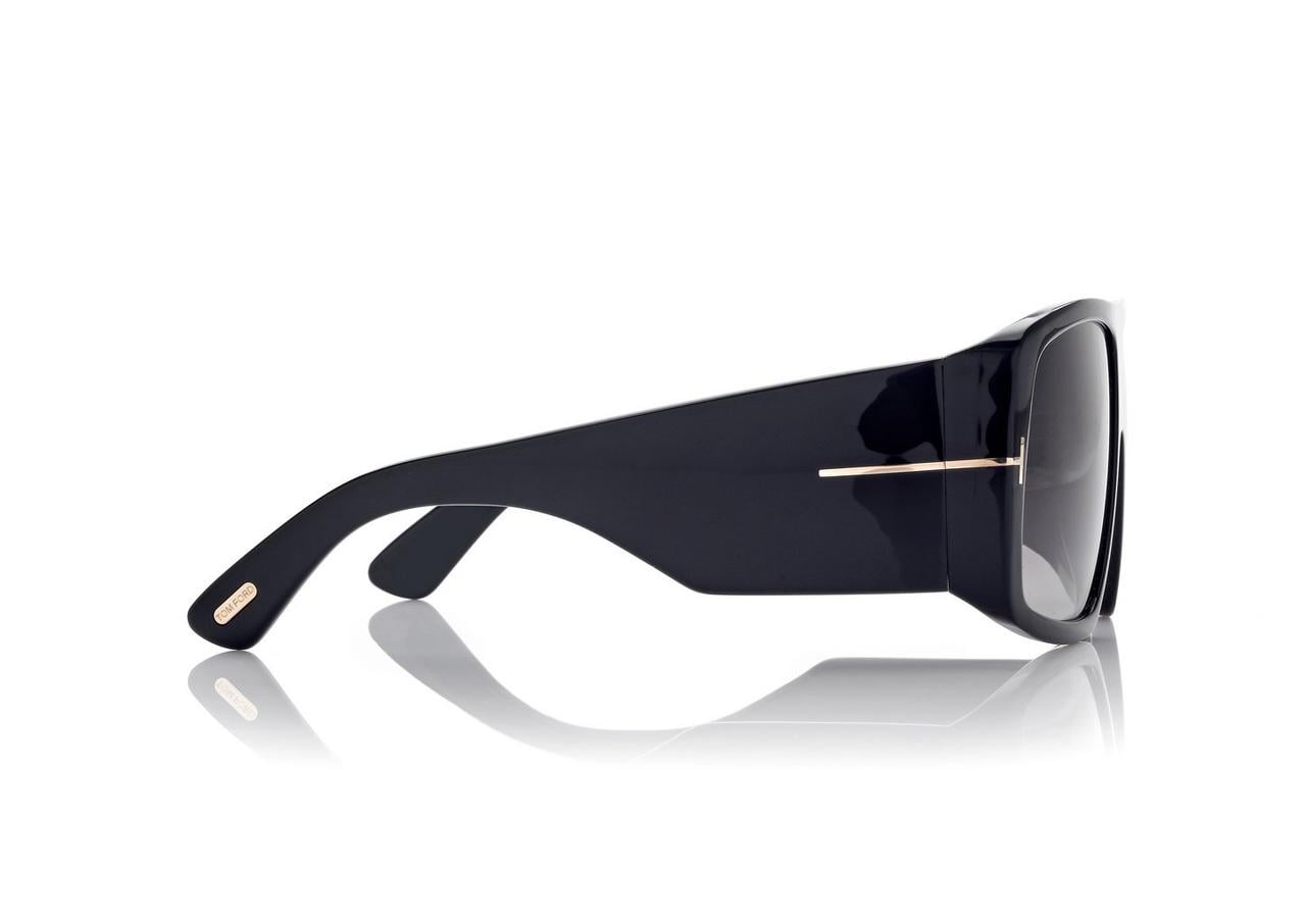 LENTES DE SOL TOM FORD FT1036 RAVEN UNISEX NEGROS - 3