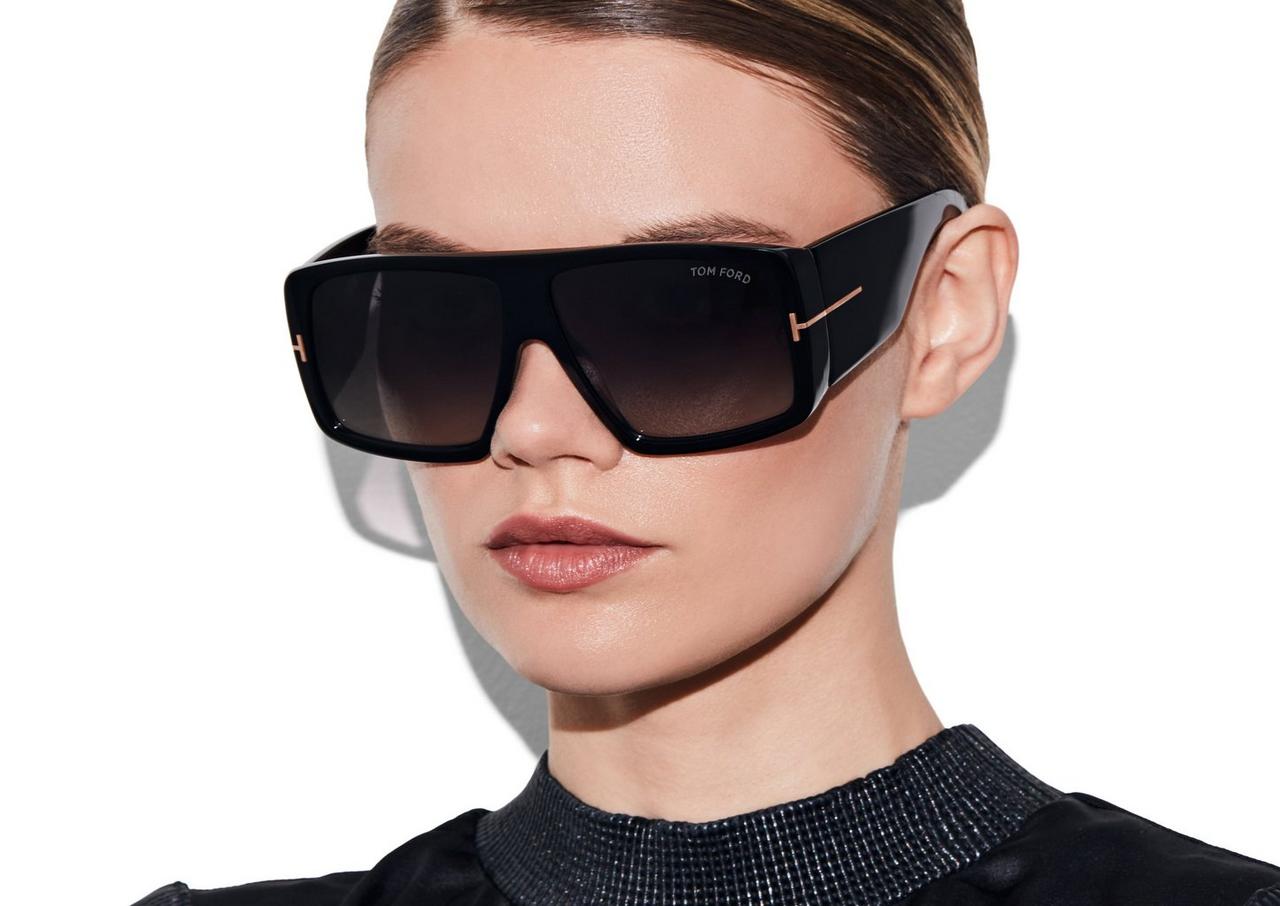 LENTES DE SOL TOM FORD FT1036 RAVEN UNISEX NEGROS - 5