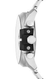 RELOJ CRONÓGRAFO DIESEL DZ4501 PLATEADO NUEVO EN CAJA - 2