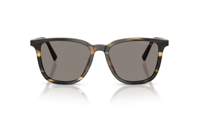 LENTES DE SOL MIU MIU MODELO SMU B03 MARRÓN TORTOISE ELEGANTE - 2