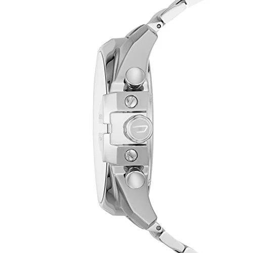 RELOJ CRONÓGRAFO DIESEL DZ4477 PLATEADO AZUL NUEVO MODELO - 3