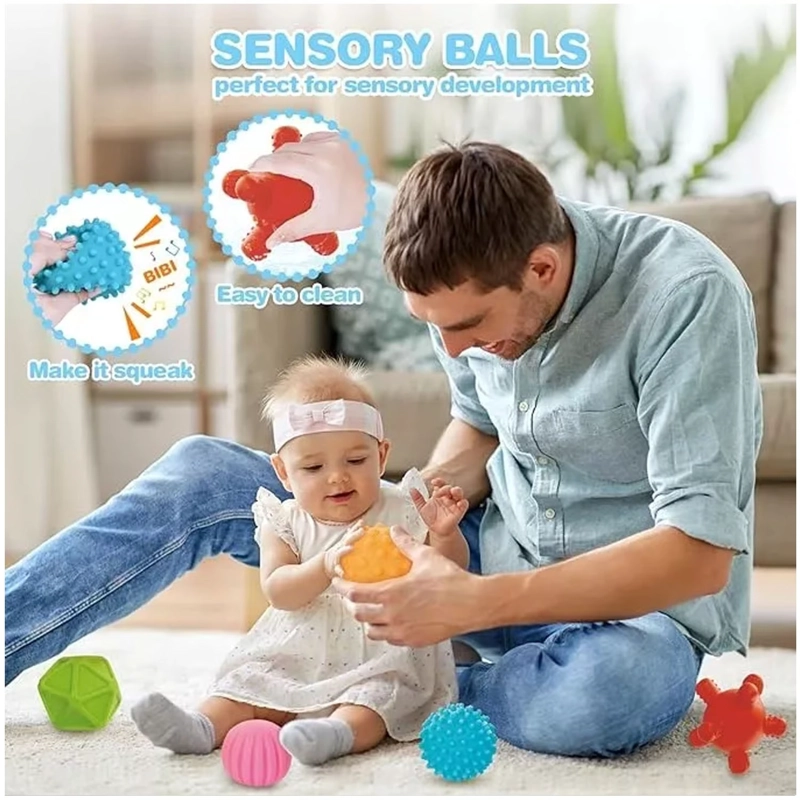 PELOTITAS IDEAL SENSORIALES TEXTURA X6 PIEZAS BLSQ-31 - 5