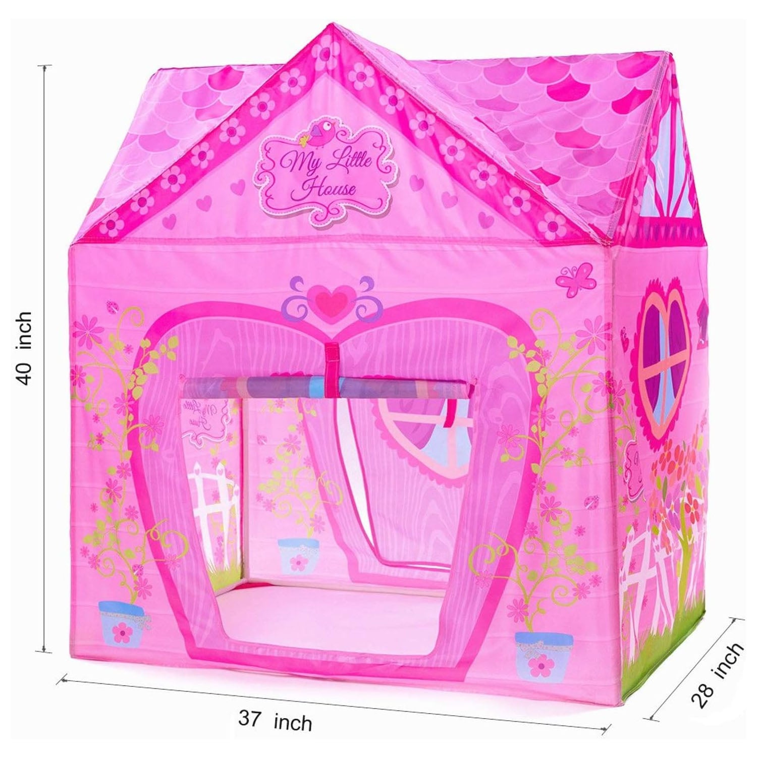 CARPA CASTILLO PRINCESA ARMABLE ROSADO - 3