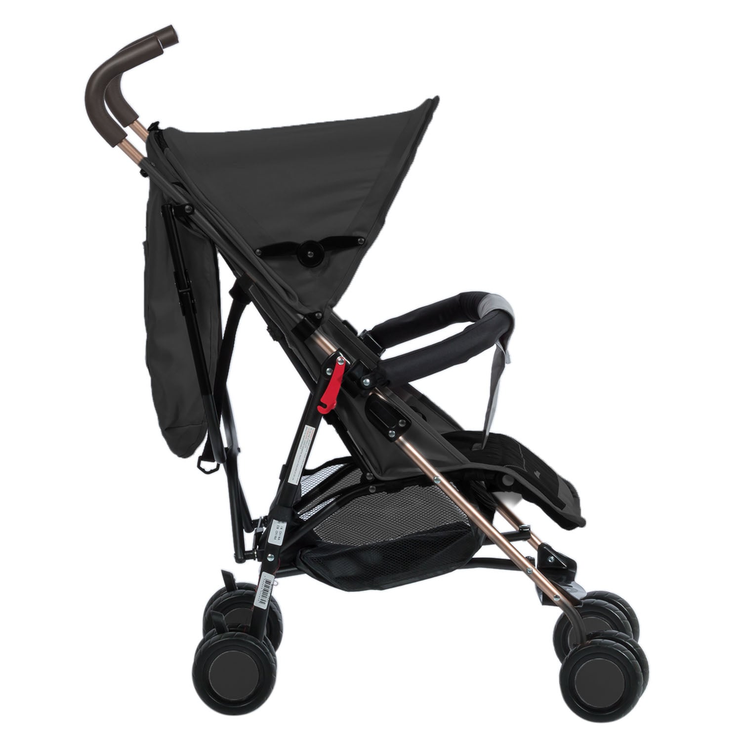 COCHE BASTÓN RECLINABLE EBABY ZAZU EB217-1 NEGRO - 2