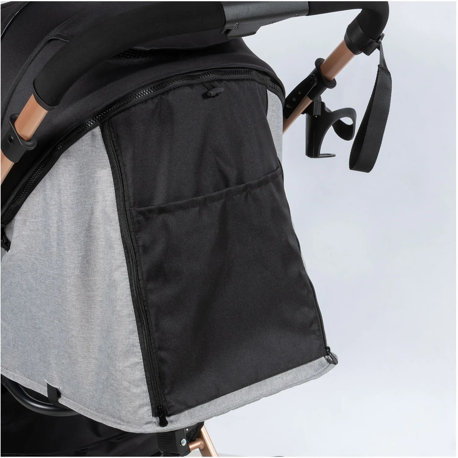 COCHE MOISÉS TRAVEL SYSTEM EBABY «SPARROW» PORTA BEBÉ GRAY - 8