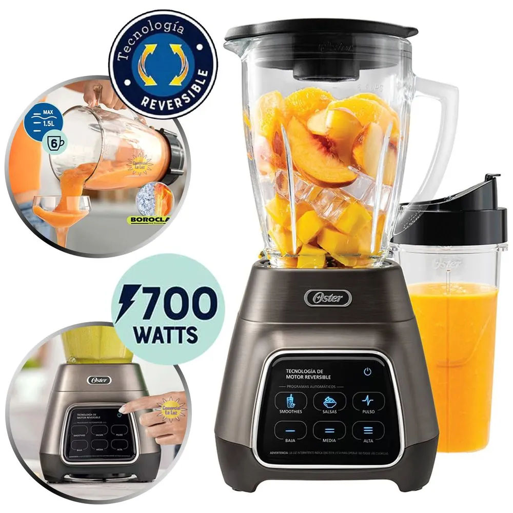 LICUADORA OSTER TECNOLOGÍA REVERSIBLE BLSTPYG1312XBG - 1