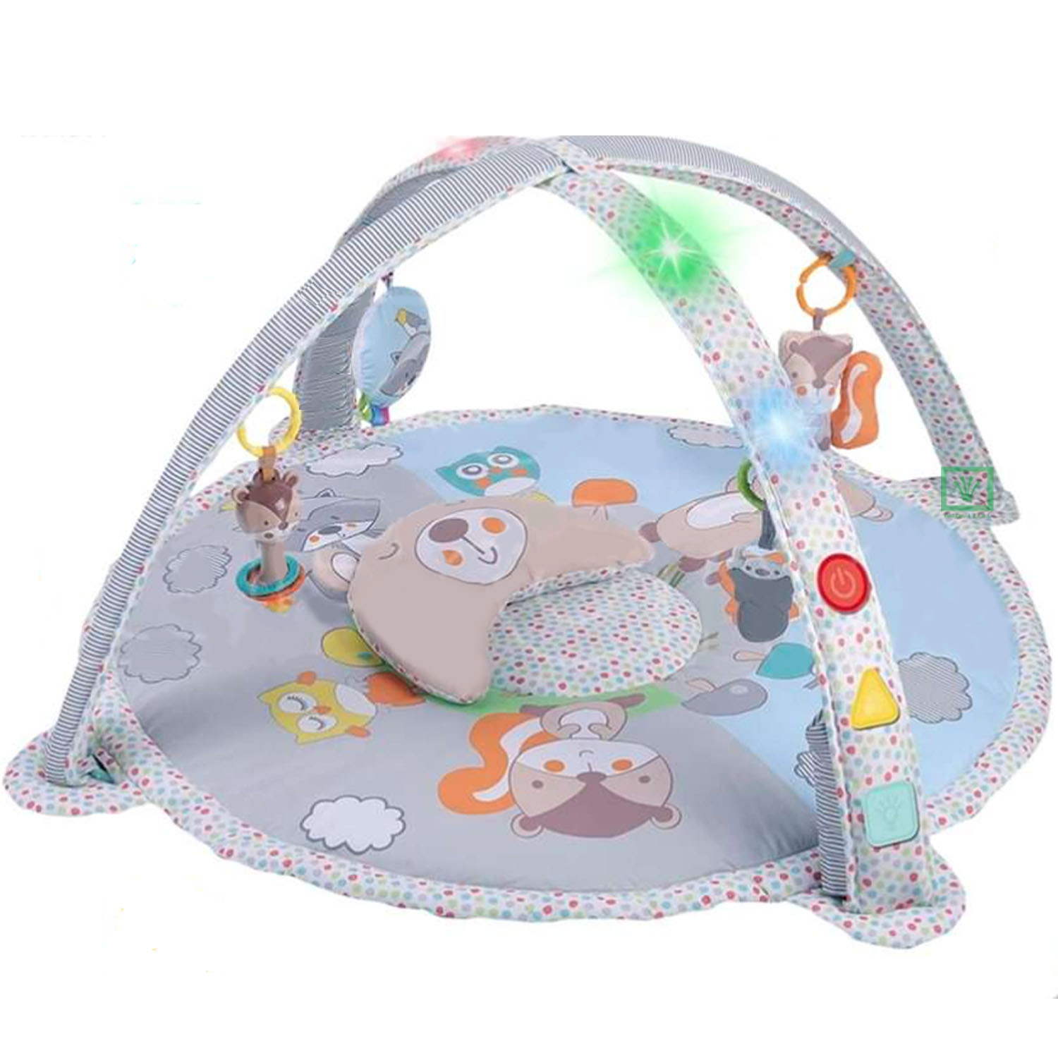 GIMNASIO MUSICAL CON LUCES SONIDOS Y ALMOHADA KONIG KIDS - 2