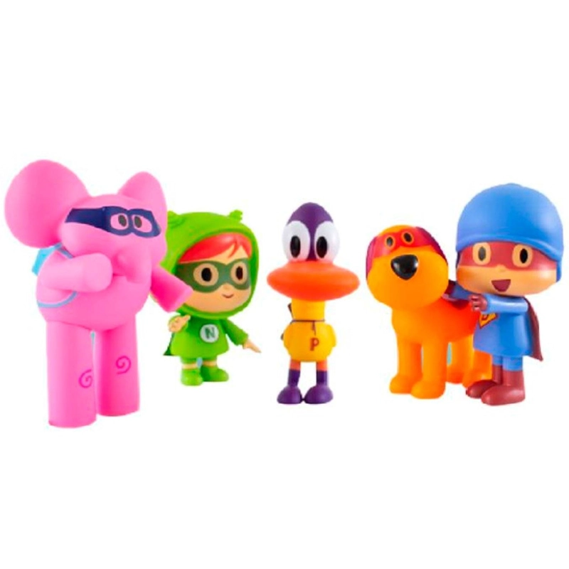 SET DE FIGURAS ARTICULABLES POCOYO Y SUS AMIGOS 5PCS - 3