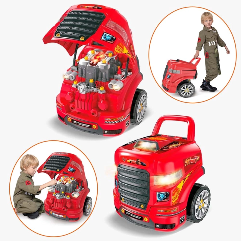 SET DE MOTOR DESMONTABLE CON LUCES Y SONIDO CARS DISNEY - 1