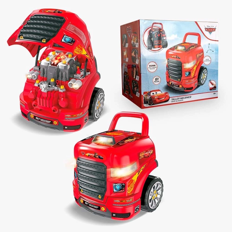 SET DE MOTOR DESMONTABLE CON LUCES Y SONIDO CARS DISNEY - 3